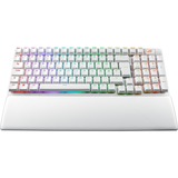 ASUS ROG Strix Scope II 96 Wireless tastiera Gaming USB + RF Wireless + Bluetooth QWERTZ Tedesco Bianco, Tastiera da gioco bianco, Con cavo e senza cavo, USB + RF Wireless + Bluetooth, Interruttore a chiave meccanica, QWERTZ, LED RGB, Bianco