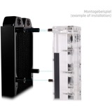 Alphacool Montaggio Core Push 17mm M3/M4/UNC 6-32 Set 4x Nero/Argento