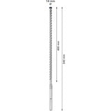 Bosch Expert Punta per martelli SDS Max-8X, Trapano Martello perforatore, Hammer drill bit, 1,4 cm, 540 mm, Cemento, Pietra, 40 cm