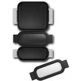 Bosch HEZ9FF030, Set di padelle accaio/Nero