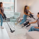 Cecotec Conga Rockstar 1500 Ray Pure, Aspirapolvere verticale Nero/Blu