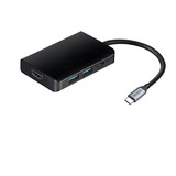 Chieftec DSC-501 hub di interfaccia USB 3.2 Gen 1 (3.1 Gen 1) Type-C 5000 Mbit/s Nero Nero, USB 3.2 Gen 1 (3.1 Gen 1) Type-C, HDMI, USB 3.2 Gen 1 (3.1 Gen 1) Type-A, USB 3.2 Gen 1 (3.1 Gen 1) Type-C, 5000 Mbit/s, 3840 x 2160 Pixel, Nero, Alluminio, Plastica
