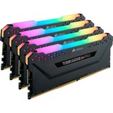 Corsair Vengeance CMW32GX4M4D3600C16 memoria 32 GB 4 x 8 GB DDR4 3600 MHz Nero, 32 GB, 4 x 8 GB, DDR4, 3600 MHz, 288-pin DIMM