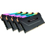 Corsair Vengeance CMW32GX4M4D3600C16 memoria 32 GB 4 x 8 GB DDR4 3600 MHz Nero, 32 GB, 4 x 8 GB, DDR4, 3600 MHz, 288-pin DIMM