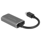 DeLOCK 63200 cavo e adattatore video 0,2 m Mini DisplayPort HDMI tipo A (Standard) Grigio Nero/grigio, 0,2 m, Mini DisplayPort, HDMI tipo A (Standard), Maschio, Femmina, Dritto