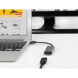 DeLOCK 63200 cavo e adattatore video 0,2 m Mini DisplayPort HDMI tipo A (Standard) Grigio Nero/grigio, 0,2 m, Mini DisplayPort, HDMI tipo A (Standard), Maschio, Femmina, Dritto