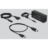 DeLOCK 64098 docking station per unità di archiviazione USB 3.2 Gen 1 (3.1 Gen 1) Type-B Nero Nero, HDD, SSD, Serial ATA III, 2.5", USB 3.2 Gen 1 (3.1 Gen 1) Type-B, 5 Gbit/s, Nero