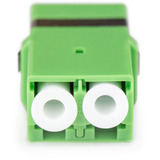 Digitus Accoppiatore fibra ottica, duplex, LC/APC > presa LC/APC, Single Mode OS2, Frizione verde