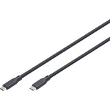 Digitus Cavo di collegamento in silicone USB4 Gen 2x2 USB-C > USB-C Nero