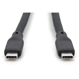 Digitus Cavo di collegamento in silicone USB4 Gen 2x2 USB-C > USB-C Nero