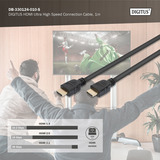 Digitus DB-330124-010-S, Cavo Nero