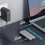 Digitus Docking station USB-C a 7 porte grigio/Nero