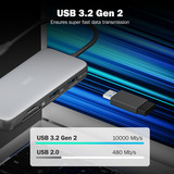 Digitus Docking station USB-C a 7 porte grigio/Nero