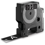 Dymo D1 - Standard Etichette - Bianco su nero - 19mm x 7m Bianco su nero, Poliestere, Belgio, -18 - 90 °C, DYMO, LabelManager, LabelWriter 450 DUO