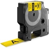 Dymo Rhino Industrial Tubi per etichette termorestringenti per cavi | 19 mm x 1,5 m | Stampa nera su giallo | per stampanti di etichette Rhino, Nastri termorestringenti  5 m | Stampa nera su giallo | per stampanti di etichette Rhino, Nero su giallo, Multicolore, -55 - 135 °C, UL 224, MIL-STD-202G, MIL-81531, SAE-DTL 23053/5 (1, 3), DYMO, Rhino