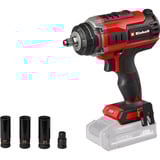 EINHELL Avvitatore a impulsi professionale a batteria IMPAXXO 18/400, 1/2", 18 Volt rosso/Nero