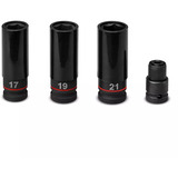 EINHELL Avvitatore a impulsi professionale a batteria IMPAXXO 18/400, 1/2", 18 Volt rosso/Nero