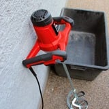 EINHELL Mescolatore per malta colorata TC-MX 1400-2E, Agitatore rosso/Nero