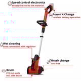 EINHELL PICOBELLA 1400 Giri/min Batteria, Spazzatrici stradali rosso/Nero, 1400 Giri/min, 11,5 cm, 21,5 cm, Rosso, Batteria, 4,1 kg