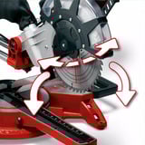 EINHELL TC-SM 2534/1 Dual, Sega mitra/Troncatrice rosso/Nero