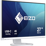 EIZO FlexScan EV2740S-WT Monitor PC 68,6 cm (27") 3840 x 2160 Pixel 4K Ultra HD LCD Bianco, Monitor LED bianco, 68,6 cm (27"), 3840 x 2160 Pixel, 4K Ultra HD, LCD, 6 ms, Bianco