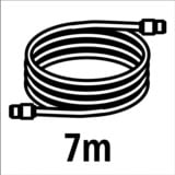 Einhell 4173640 accessorio per pompa ad acqua Tubo flessibile trasparente, Tubo flessibile, Traslucido, 7 m