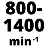 Einhell PICOBELLA 1400 Giri/min Batteria rosso/Nero, 1400 Giri/min, 11,5 cm, 21,5 cm, Rosso, Batteria, 4,1 kg