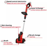 Einhell PICOBELLA 1400 Giri/min Batteria rosso/Nero, 1400 Giri/min, 11,5 cm, 21,5 cm, Rosso, Batteria, 4,1 kg