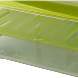 Emsa CLIP & GO XL Contenitore per il pranzo 1,3 L Verde, Trasparente 1 pz trasparente/Verde, Contenitore per il pranzo, Adulto, Verde, Trasparente, Monocromatico, Quadrato, Germania