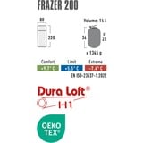 High Peak Sacco a pelo a coperta Frazer 200 blu/blu scuro