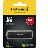 Intenso Flex Line 64 GB, Chiavetta USB Nero
