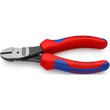 KNIPEX 74 02 140 pinza Pinze da taglio diagonale rosso, Pinze da taglio diagonale, Acciaio al cromo vanadio, Plastica, Blu/Rosso, 14 cm, 157 g