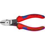 KNIPEX 74 02 140 pinza Pinze da taglio diagonale, Pinze di taglio rosso, Pinze da taglio diagonale, Acciaio al cromo vanadio, Plastica, Blu/Rosso, 14 cm, 157 g