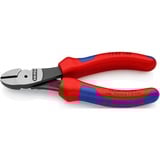 KNIPEX 74 02 140 pinza Pinze da taglio diagonale, Pinze di taglio rosso, Pinze da taglio diagonale, Acciaio al cromo vanadio, Plastica, Blu/Rosso, 14 cm, 157 g