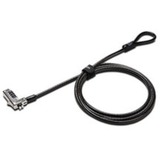 Kensington Lucchetto per laptop con combinazione Slim Nero/Argento, 1,8 m, Kensington, Blocco di combinazione, Nero