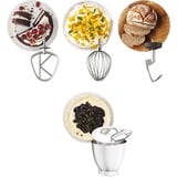 Kenwood Titanium Chef Baker XL Lite - Impastatrice planetaria, 3 ganci e fruste,1200W, 7L, Bianco (KVL65.001WH), Robot da cucina bianco, 3 ganci e fruste,1200W, 7L, Bianco (KVL65.001WH), 7 L, Bianco, Manopola, Miscelatura, Acciaio inox, Metallo