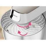 Kenwood Titanium Chef Baker XL Lite - Impastatrice planetaria, 3 ganci e fruste,1200W, 7L, Bianco (KVL65.001WH), Robot da cucina bianco, 3 ganci e fruste,1200W, 7L, Bianco (KVL65.001WH), 7 L, Bianco, Manopola, Miscelatura, Acciaio inox, Metallo
