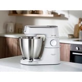 Kenwood Titanium Chef Baker XL Lite - Impastatrice planetaria, 3 ganci e fruste,1200W, 7L, Bianco (KVL65.001WH), Robot da cucina bianco, 3 ganci e fruste,1200W, 7L, Bianco (KVL65.001WH), 7 L, Bianco, Manopola, Miscelatura, Acciaio inox, Metallo