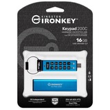 Kingston IronKey Keypad 200 16 GB, Chiavetta USB 