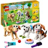 LEGO Creator 31137 Adorabili Cagnolini, Set 3 in 1 con Bassotto, Carlino, Barboncino e altri Animali, Giocattolo da Costruire, Giochi di costruzione Set 3 in 1 con Bassotto, Carlino, Barboncino e altri Animali, Giocattolo da Costruire, Set da costruzione, 7 anno/i, Plastica, 475 pz, 596 g