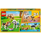 LEGO Creator 31137 Adorabili Cagnolini, Set 3 in 1 con Bassotto, Carlino, Barboncino e altri Animali, Giocattolo da Costruire, Giochi di costruzione Set 3 in 1 con Bassotto, Carlino, Barboncino e altri Animali, Giocattolo da Costruire, Set da costruzione, 7 anno/i, Plastica, 475 pz, 596 g