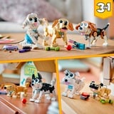 LEGO Creator 3-in-1 Adorabili cagnolini, Giochi di costruzione Set da costruzione, 7 anno/i, Plastica, 475 pz, 596 g