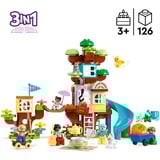 LEGO DUPLO Casa sull’albero 3 in 1, Giochi di costruzione Set da costruzione, 3 anno/i, Plastica, 126 pz, 2,31 kg