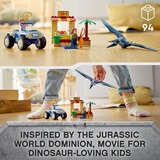 LEGO Jurassic World Inseguimento dello Pteranodonte Set da costruzione, 4 anno/i, Plastica, 94 pz, 324 g
