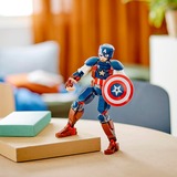 LEGO Marvel Super Heroes Personaggio di Captain America, Giochi di costruzione Set da costruzione, 8 anno/i, Plastica, 310 pz, 345 g