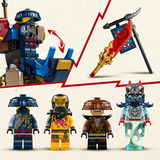 LEGO NINJAGO 71843 Mech Cavalca-Drago di Rogue, con Drago Giocattolo, Mech, 4 Minifigure e Spada Rivelatrice, Idea Regalo 8+, Giochi di costruzione con Drago Giocattolo, Mech, 4 Minifigure e Spada Rivelatrice, Idea Regalo 8+, Set da costruzione, 8 anno/i, Plastica, 584 pz, 710 g