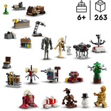 LEGO Star Wars Calendario dell’Avvento 2025, Giochi di costruzione Set da costruzione, 6 anno/i, Plastica, 263 pz, 387 g