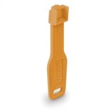 Lindy 47897 clip sicura Bloccaporte + chiave RJ-45 Arancione Acrilonitrile butadiene stirene (ABS) 10 pz, Castello arancione , Bloccaporte + chiave, RJ-45, Arancione, Acrilonitrile butadiene stirene (ABS), 10 pz, Sacchetto di politene