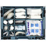 Makita Kit di pronto soccorso nell'organizer MAKPAC P-84919 blu/trasparente