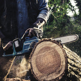 Makita Motosega a batteria DUC353PG4, 36 Volt (2x18V), Sega a catena blu/Nero